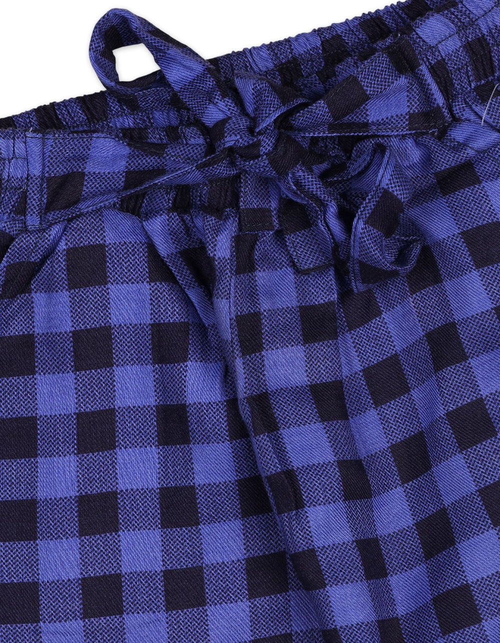 Girls Trouser Checkered Bambies Blue at Zubaidas