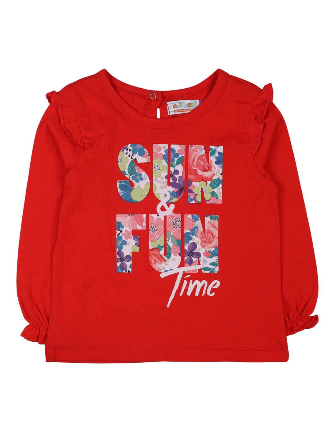 Girls Winter Fancy Tops Bambies Sun and Fun Time Red at Zubaidas.