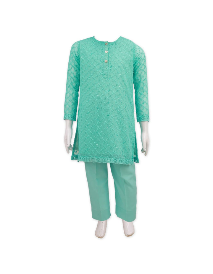 Girls Co Ord Suit Set 2 Pieces Bambies® Mint Green at Zubaidas® – Pakistan’s No. 1 and Most Trusted Baby and Kids Store for Over 50 Years. Shop Online. Nationwide Delivery. Best Prices.
