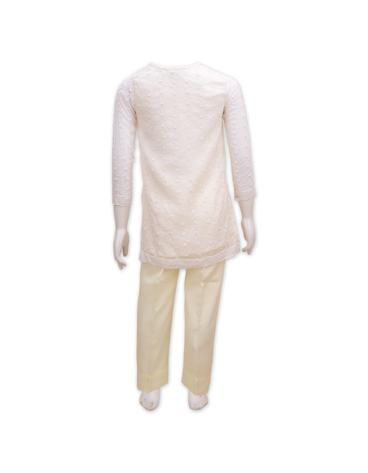 Girls Co Ord Suit Set 2 Pieces Bambies Off White at Zubaidas® – Pakistan’s No. 1 and Most Trusted Baby and Kids Store for Over 50 Years. Shop Online. Nationwide Delivery. Best Prices.