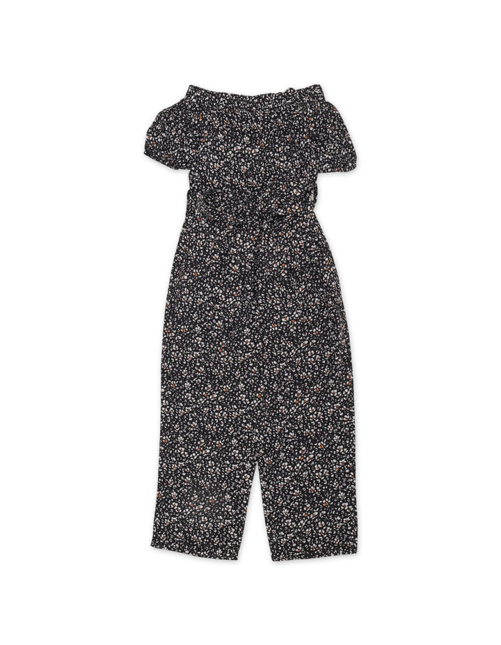 Girls Jumpsuits Bambies® Black Printed Off Shoulder at Zubaidas® - Pakistan’s No. 1 and the most trusted baby and kids store for over 50 years. Shop Online. Nationwide Delivery. Best Prices.