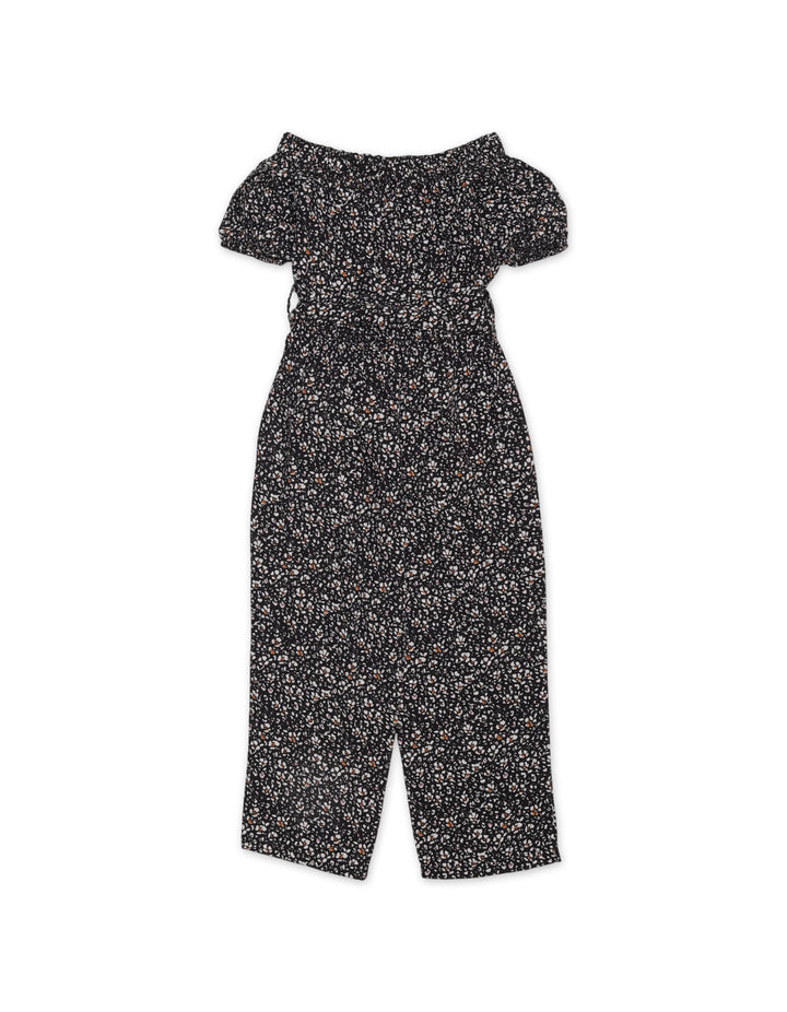 Girls Jumpsuits Bambies® Black Printed Off Shoulder&nbsp;at Zubaidas® - Pakistan’s No. 1 and the most trusted baby and kids store for over 50 years. Shop Online. Nationwide Delivery. Best Prices.