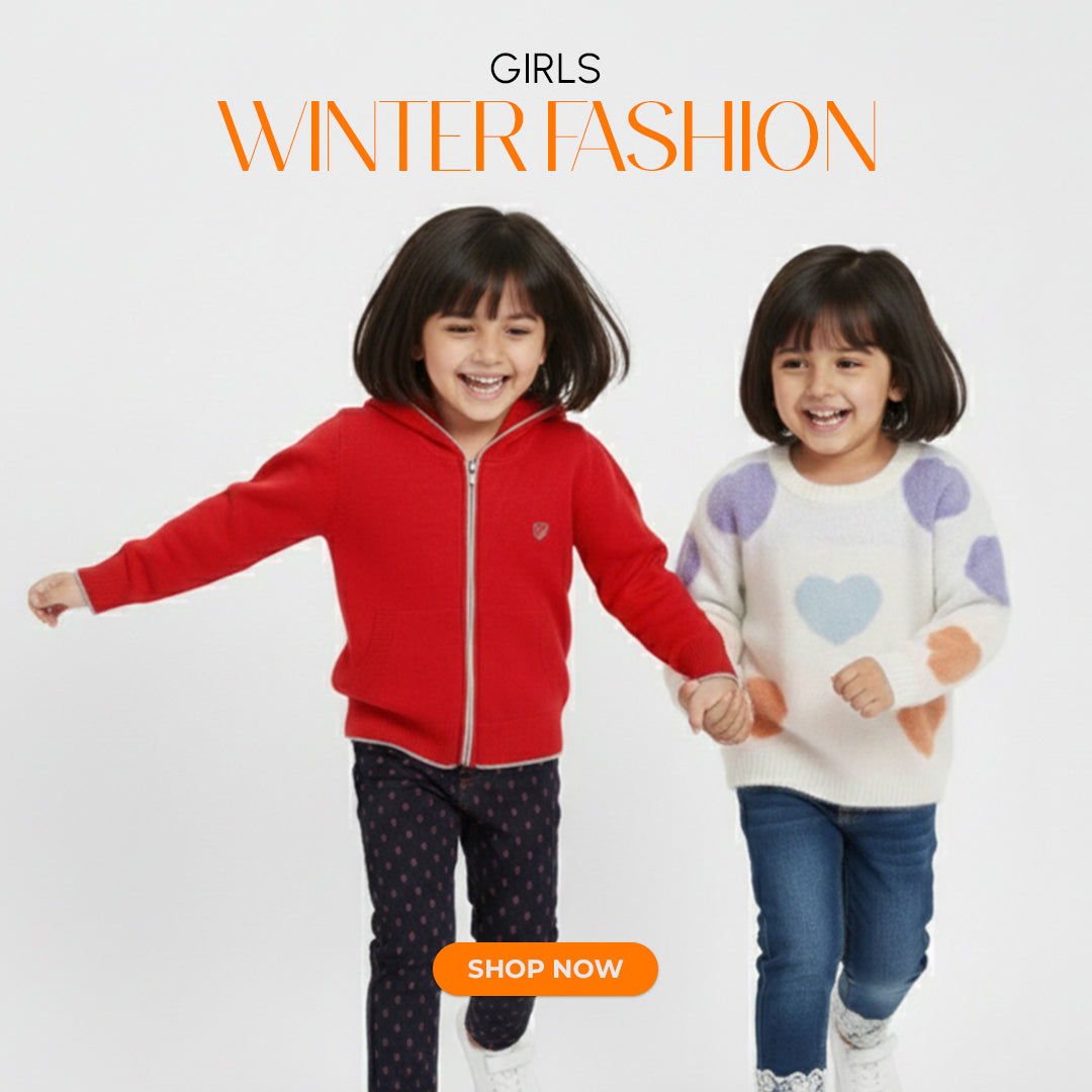 Girls Winter Fashion at Zubaidas® - Pakistan’s No. 1 and the most trusted baby and kids store for over 50 years. Shop Online. Nationwide Delivery. Best Prices.