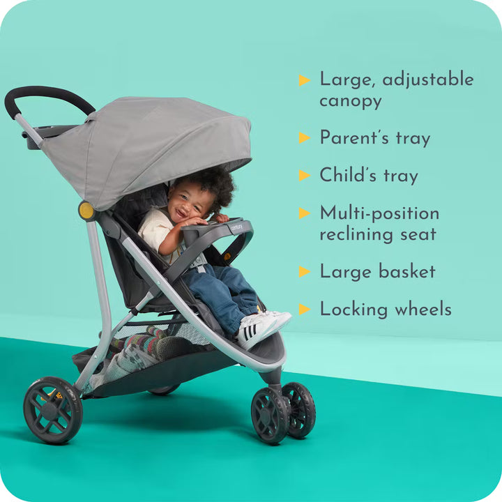 Graco® Century Stroll On™ 3-Wheel Lightweight Stroller Metro G-6KB00CYM 2144843 at Zubaidas® - Pakistan’s No. 1 and the most trusted baby and kids store for over 50 years. Shop Online. Nationwide Delivery. Best Prices.