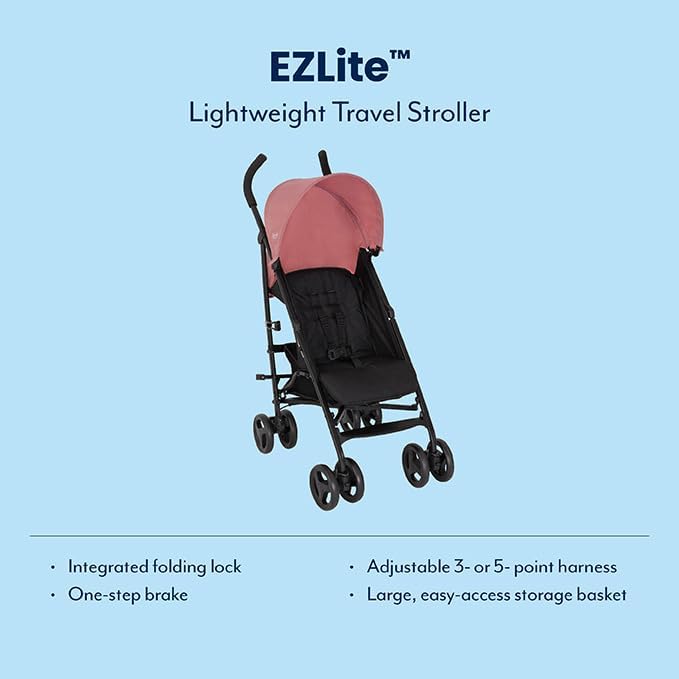Graco® EZLite™ Lightweight Stroller Dusty Rose 6BF899DSTEU at Zubaidas® - Pakistan’s No. 1 and the most trusted baby and kids store for over 50 years. Shop Online. Nationwide Delivery. Best Prices.