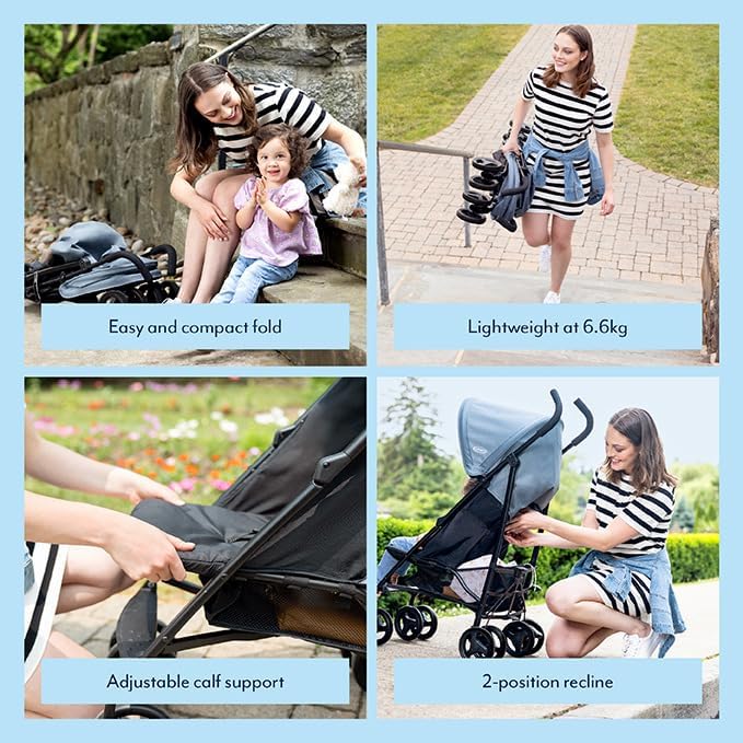 Graco® EZLite™ Lightweight Stroller Dusty Rose 6BF899DSTEU at Zubaidas® - Pakistan’s No. 1 and the most trusted baby and kids store for over 50 years. Shop Online. Nationwide Delivery. Best Prices.