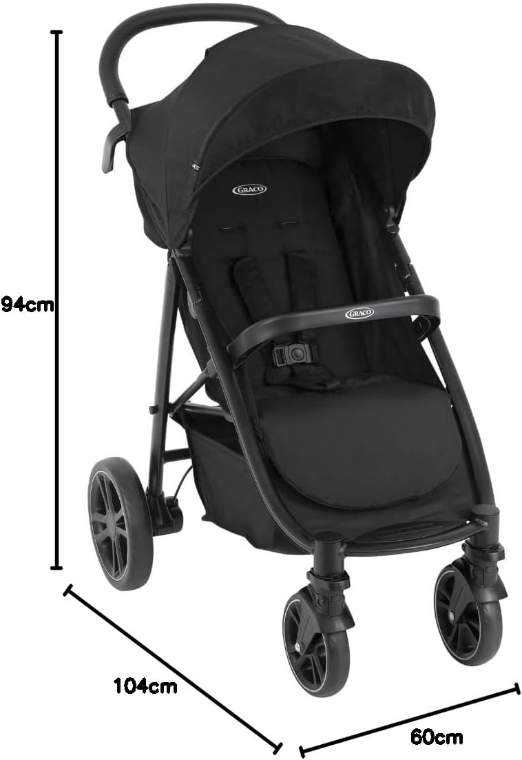 Graco® EeZeFold™ Quick-Folding Lightweight Stroller Midnight GS1112SAMDN000 at Zubaidas® - Pakistan’s No. 1 and the most trusted baby and kids store for over 50 years. Shop Online. Nationwide Delivery. Best Prices.