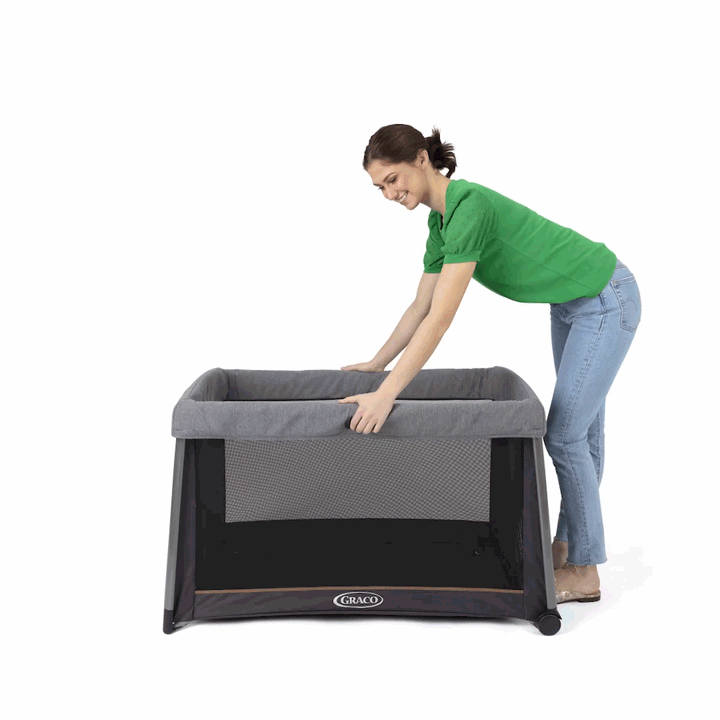 Graco® FoldLite™ LX Travel Cot with Bassinet Midnight 9AW998MDNEU at Zubaidas® - Pakistan’s No. 1 and the most trusted baby and kids store for over 50 years. Shop Online. Nationwide Delivery. Best Prices.