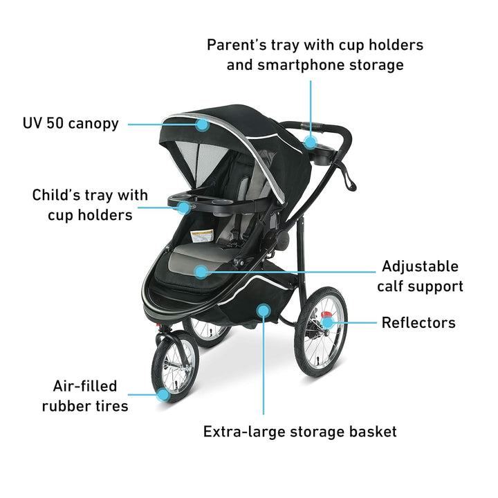 Graco® Modes™ Jogger 2.0 Stroller Binx 6BS50BNX 2101050 at Zubaidas® - Pakistan’s No. 1 and the most trusted baby and kids store for over 50 years. Shop Online. Nationwide Delivery. Best Prices.
