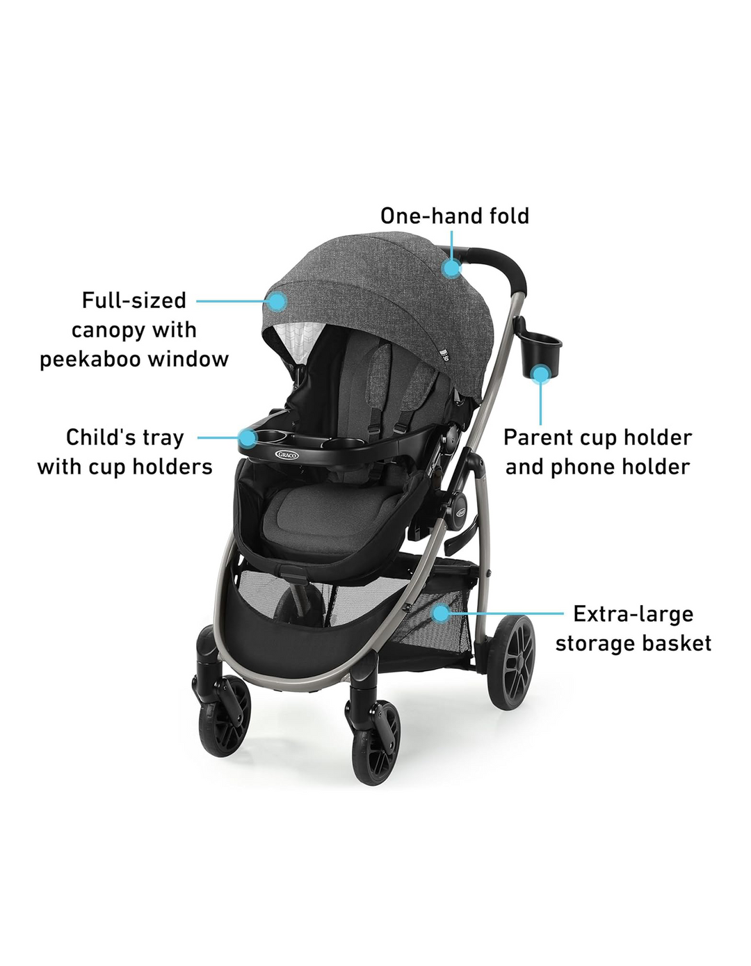 Graco® Modes™ Pramette DLX Stroller – Redmond G-6DS03RMD 2173669 at Zubaidas® - Pakistan’s No. 1 and the most trusted baby and kids store for over 50 years. Shop Online. Nationwide Delivery. Best Prices.