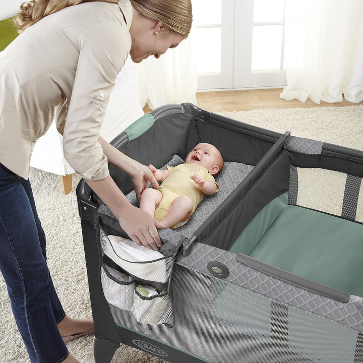 Graco® Pack 'n Play® Change 'N Carry™ Playard Manor G-9E100MAO 1893893 at Zubaidas® - Pakistan’s No. 1 and the most trusted baby and kids store for over 50 years. Shop Online. Nationwide Delivery. Best Prices