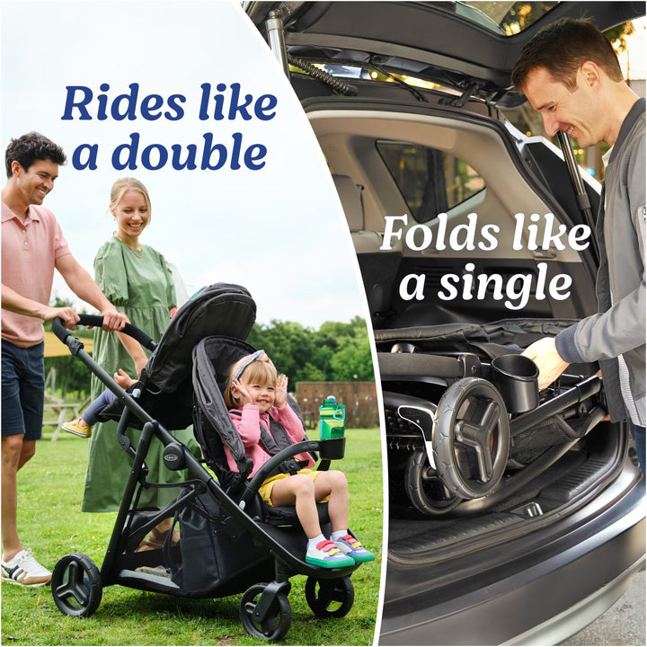 Graco® Ready2Grow™ 2.0 Double Stroller Perkins&nbsp;G-6EA00PKS 2142594&nbsp;at Zubaidas® - Pakistan’s No. 1 and the most trusted baby and kids store for over 50 years. Shop Online. Nationwide Delivery. Best Prices.