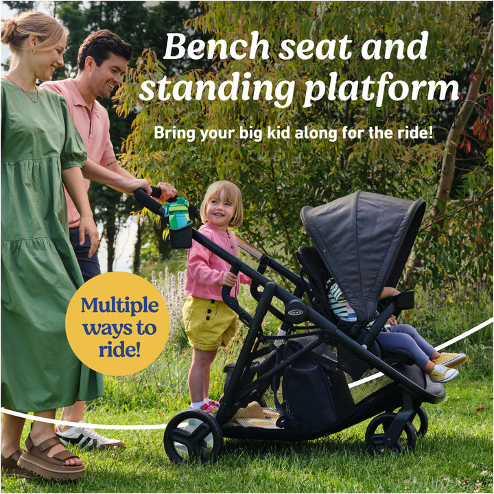 Graco® Ready2Grow™ 2.0 Double Stroller Perkins&nbsp;G-6EA00PKS 2142594&nbsp;at Zubaidas® - Pakistan’s No. 1 and the most trusted baby and kids store for over 50 years. Shop Online. Nationwide Delivery. Best Prices.