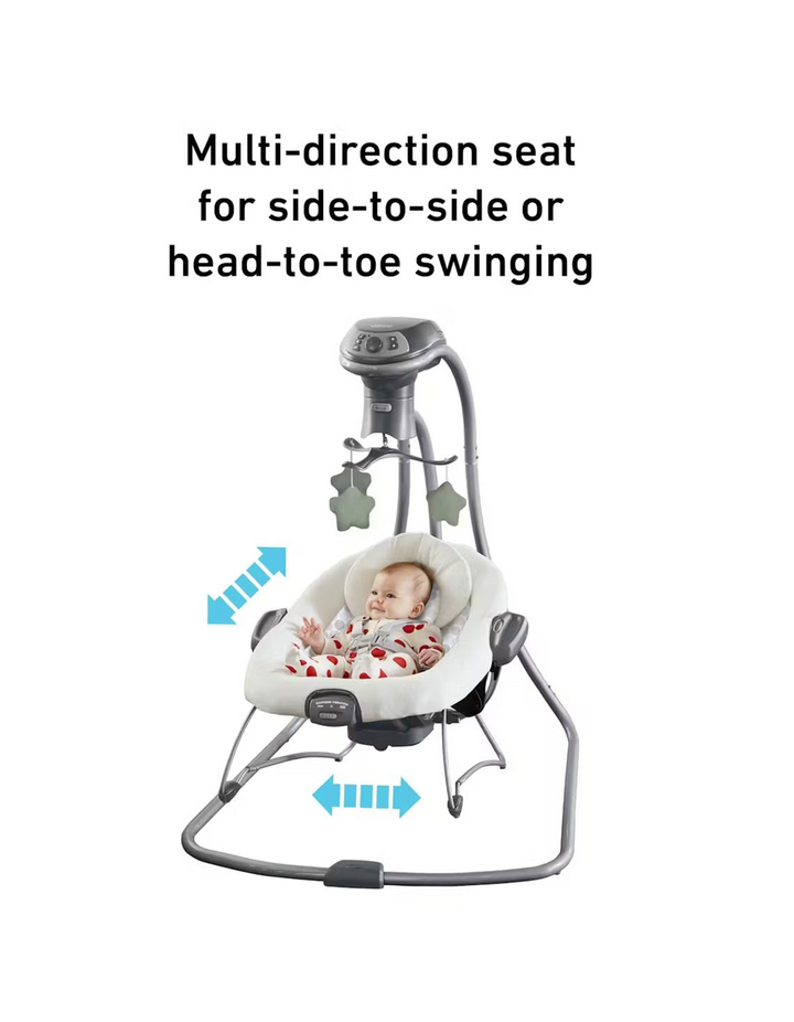Graco® Simple Sway™ 2-in-1 Swing with Bouncer Emersyn G-1W160EYN 2139193 at Zubaidas® - Pakistan’s No. 1 and the most trusted baby and kids store for over 50 years. Shop Online. Nationwide Delivery. Best Prices.