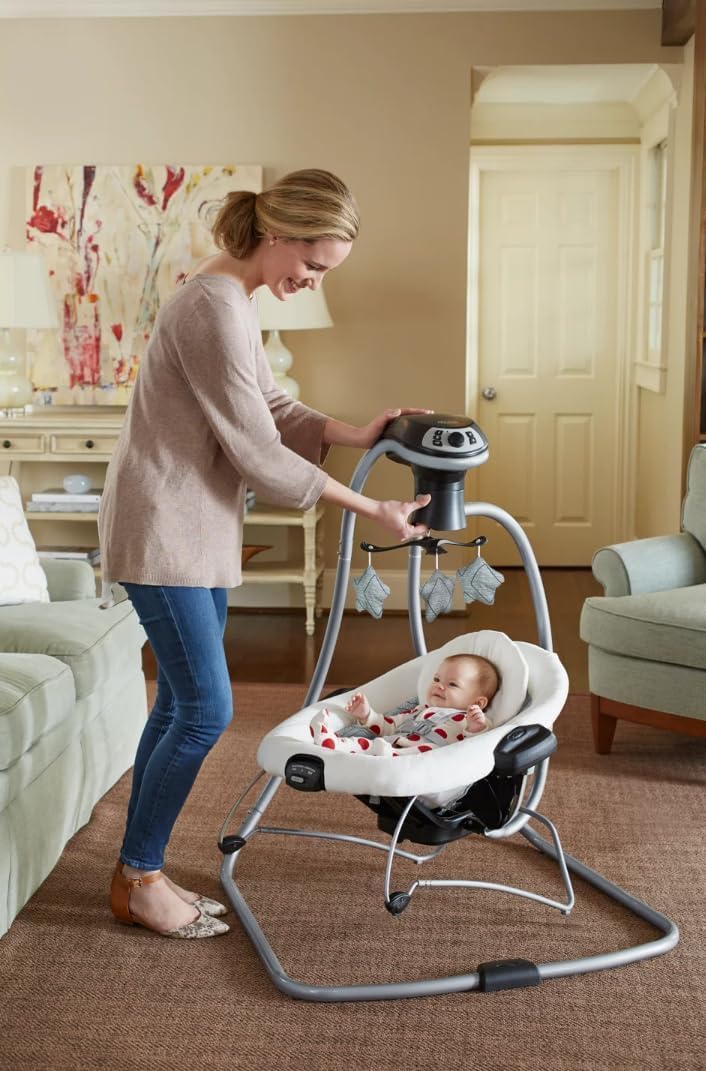 Graco® Simple Sway™ 2-in-1 Swing with Bouncer Emersyn G-1W160EYN 2139193 at Zubaidas® - Pakistan’s No. 1 and the most trusted baby and kids store for over 50 years. Shop Online. Nationwide Delivery. Best Prices.
