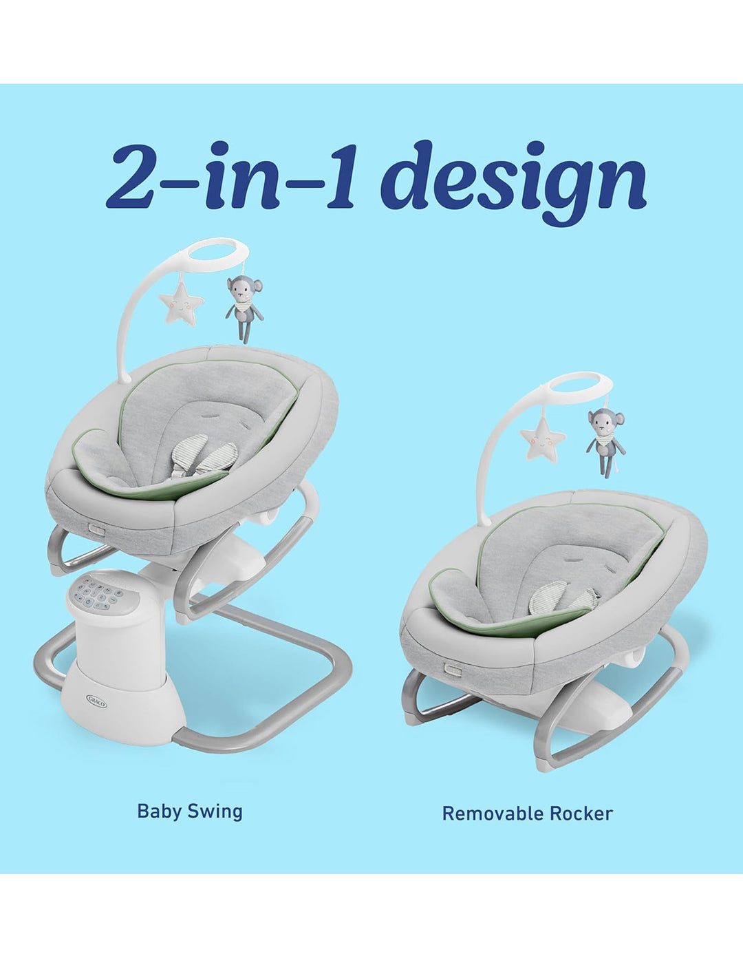 Graco® Soothe My Way™ Swing with Removable Rocker Madden G-1AP53MEN 2137842 at Zubaidas® - Pakistan’s No. 1 and the most trusted baby and kids store for over 50 years. Shop Online. Nationwide Delivery. Best Prices.