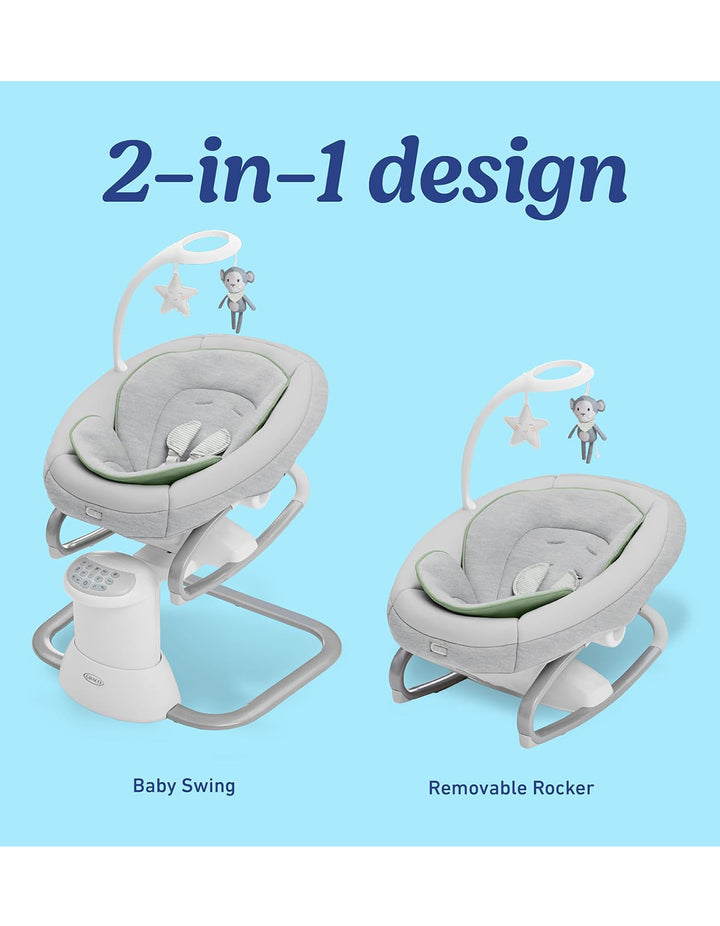 Graco® Soothe My Way™ Swing with Removable Rocker Madden G-1AP53MEN 2137842 at Zubaidas® - Pakistan’s No. 1 and the most trusted baby and kids store for over 50 years. Shop Online. Nationwide Delivery. Best Prices.