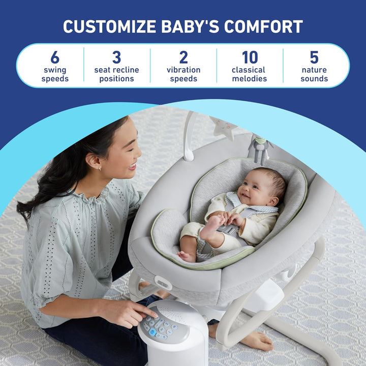 Graco® Soothe My Way™ Swing with Removable Rocker Madden G-1AP53MEN 2137842 at Zubaidas® - Pakistan’s No. 1 and the most trusted baby and kids store for over 50 years. Shop Online. Nationwide Delivery. Best Prices.