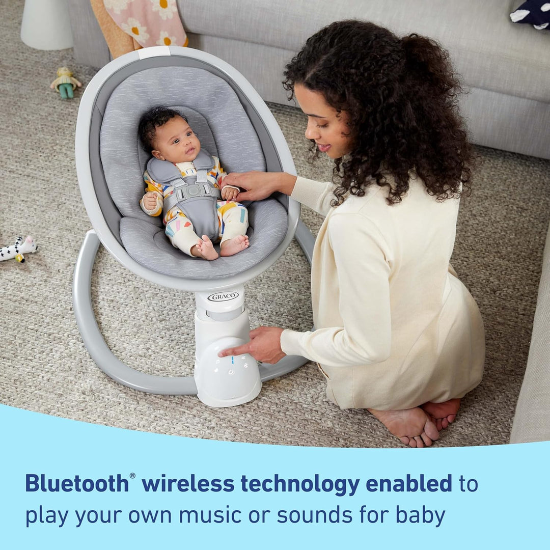 Graco® Soothe ’n Sway® Baby Swing with Bluetooth Lucca G-1AV00LCC 2203029 at Zubaidas® - Pakistan’s No. 1 and the most trusted baby and kids store for over 50 years. Shop Online. Nationwide Delivery. Best Prices.