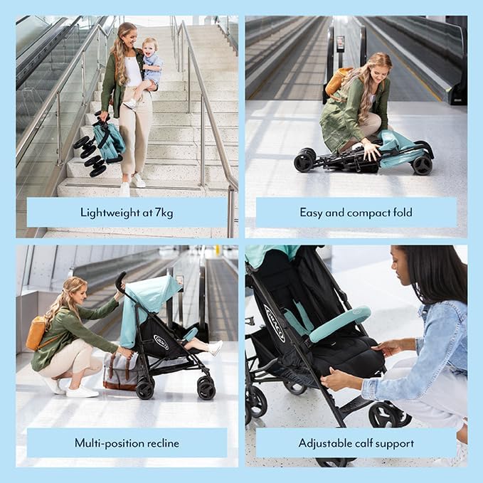 Graco® TraveLite™ Lightweight Stroller Black/Grey 6BF999BGREU at Zubaidas® - Pakistan’s No. 1 and the most trusted baby and kids store for over 50 years. Shop Online. Nationwide Delivery. Best Prices.