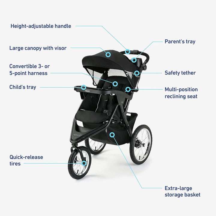 Graco® Travel System Trax™ Jogger G-7CB21TYECA 2165315 at Zubaidas® - Pakistan’s No. 1 and the most trusted baby and kids store for over 50 years. Shop Online. Nationwide Delivery. Best Prices.
