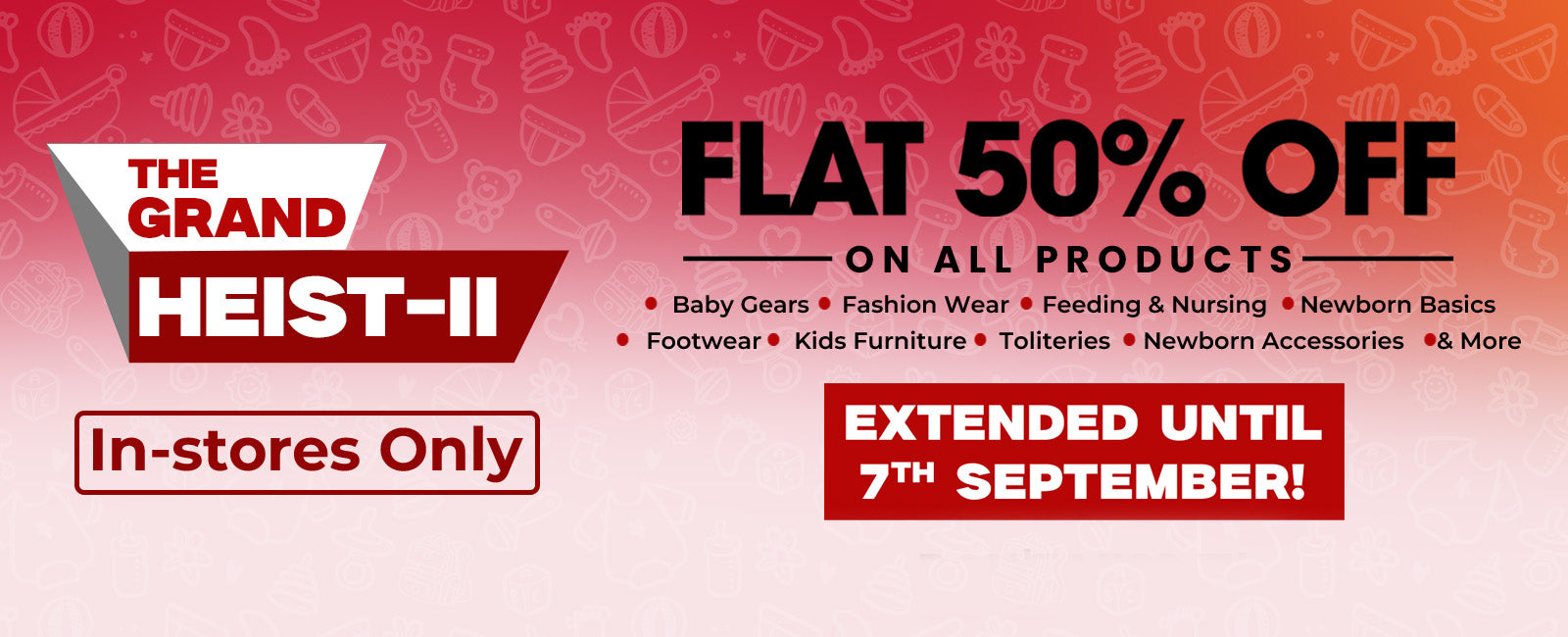 Grand Heist II Flat 50% Off Sale