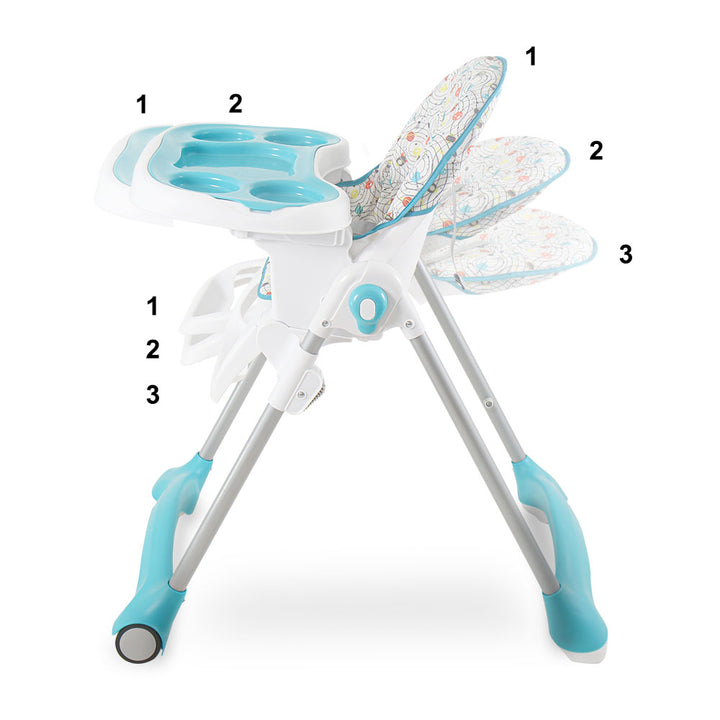 Zubaida's Tinnies Baby High Chair Blue - T029