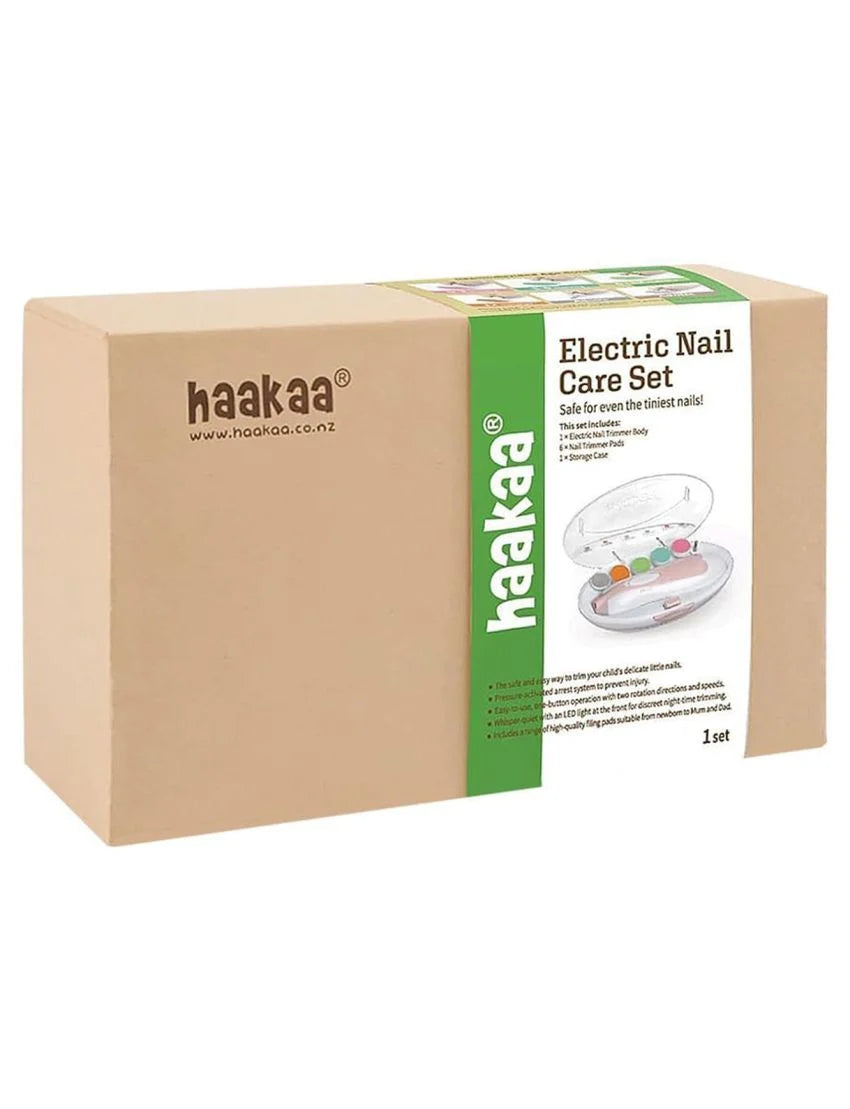 Haakaa Baby Electric Nail Trimmer Set SGE004. Shop Original Online at Zubaidas® - Pakistan’s No. 1 and the most trusted baby and kids store for over 50 years. Nationwide Delivery. Best Prices.