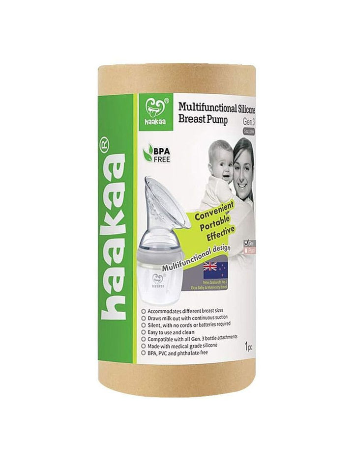 Haakaa Gen 3 Multifuctional Silicone Breast Pump 5.4 OZ 160 ML MHK039-G-EX. Shop Original Online at Zubaidas® - Pakistan’s No. 1 and the most trusted baby and kids store for over 50 years. Nationwide delivery. Best Prices.