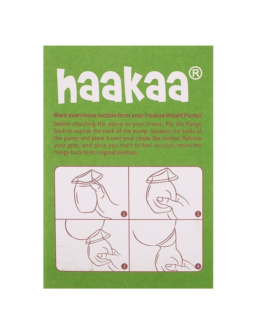 Haakaa Silicone Breast Pump with Flower Stopper 100 ML Gift Box, 254 Grams GBHK020-W. Shop Original Online at Zubaidas® - Pakistan’s No. 1 and the most trusted baby and kids store for over 50 years. Nationwide Delivery. Best Prices.