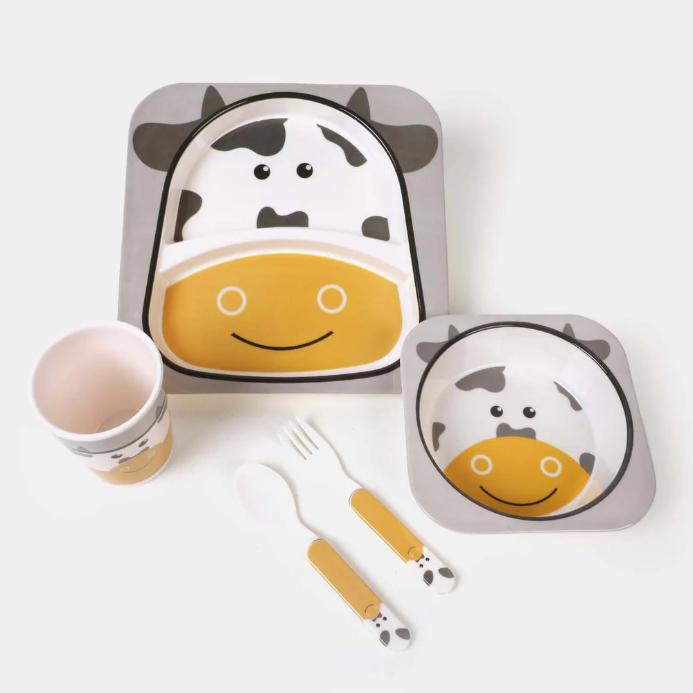 Zubaida's Feeding Set 5 Pieces - Cow Theme - Zubaidas Official™