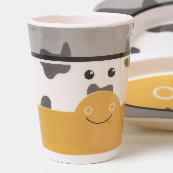 Zubaida's Feeding Set 5 Pieces - Cow Theme - Zubaidas Official™