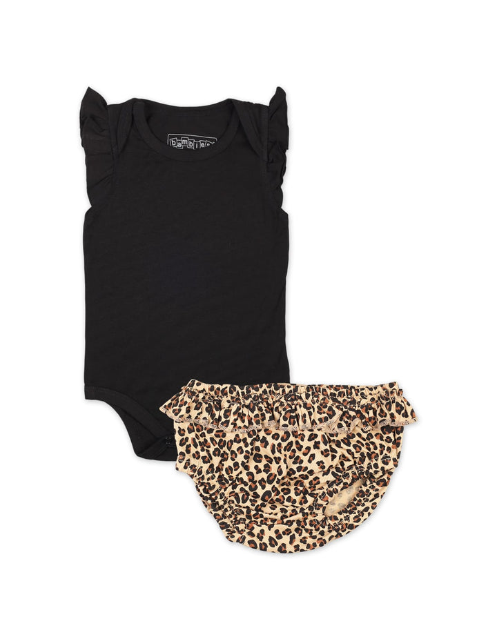 Infant Baby Girls 2 Pieces Apparels Bambies Black at Zubaidas