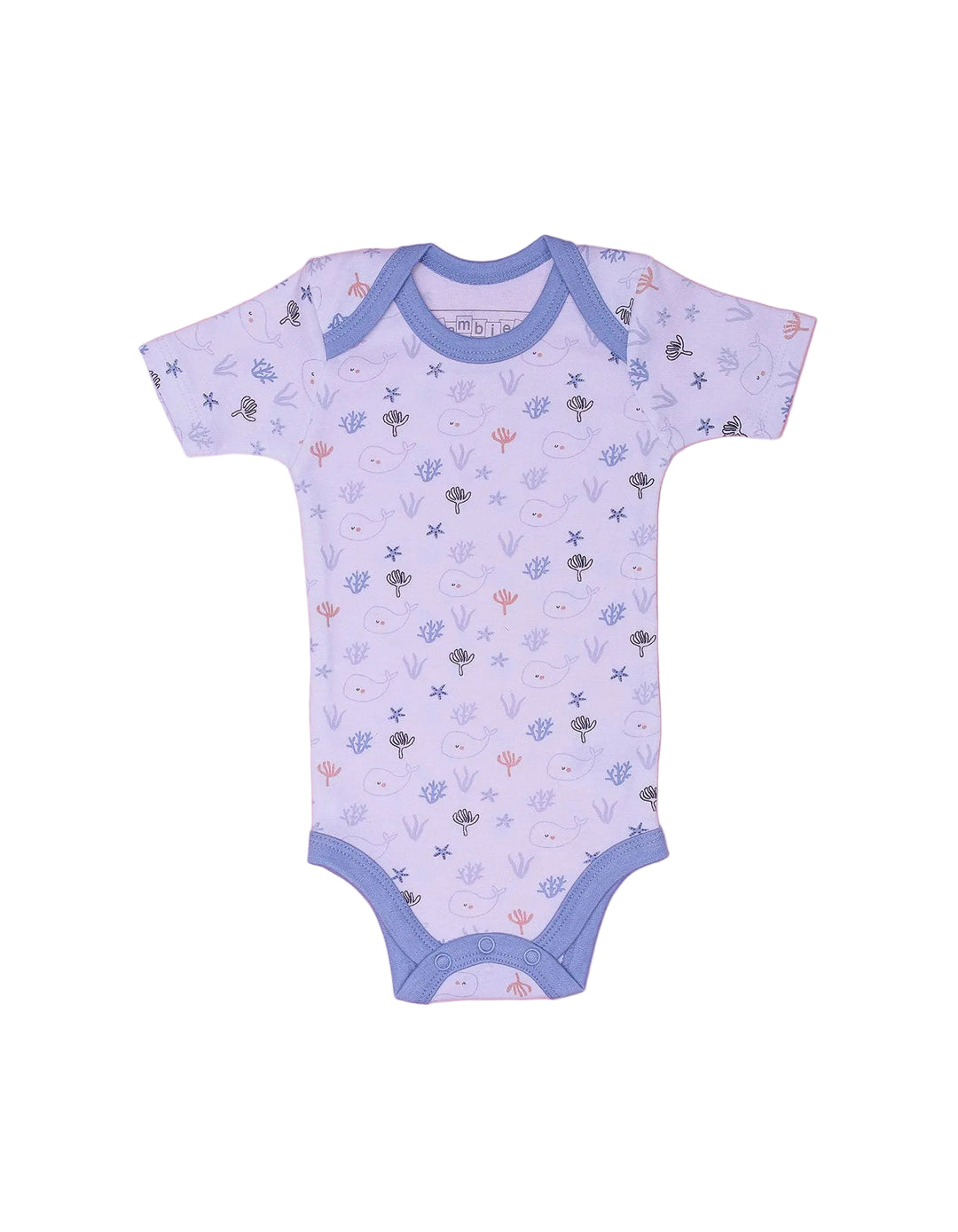 Infant Boys Body Suits Pack of 3 Bambies Blue at Zubaidas Official Pakistan