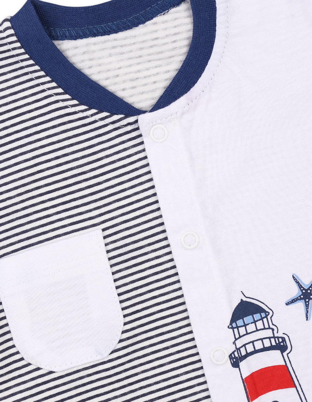 Infant Boys Summer Romper Blue Premium Turkish Collection at Zubaidas Official Pakistan