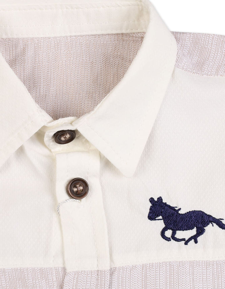 Infant Boys Summer Suit Beige Premium Turkish Collection at Zubaidas Online Pakistan 