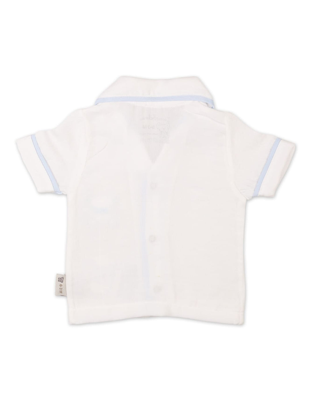 Infant Boys Summer Suit Blue and White Premium Turkish Collection at Zubaidas #1 Baby Shop in Pakistan