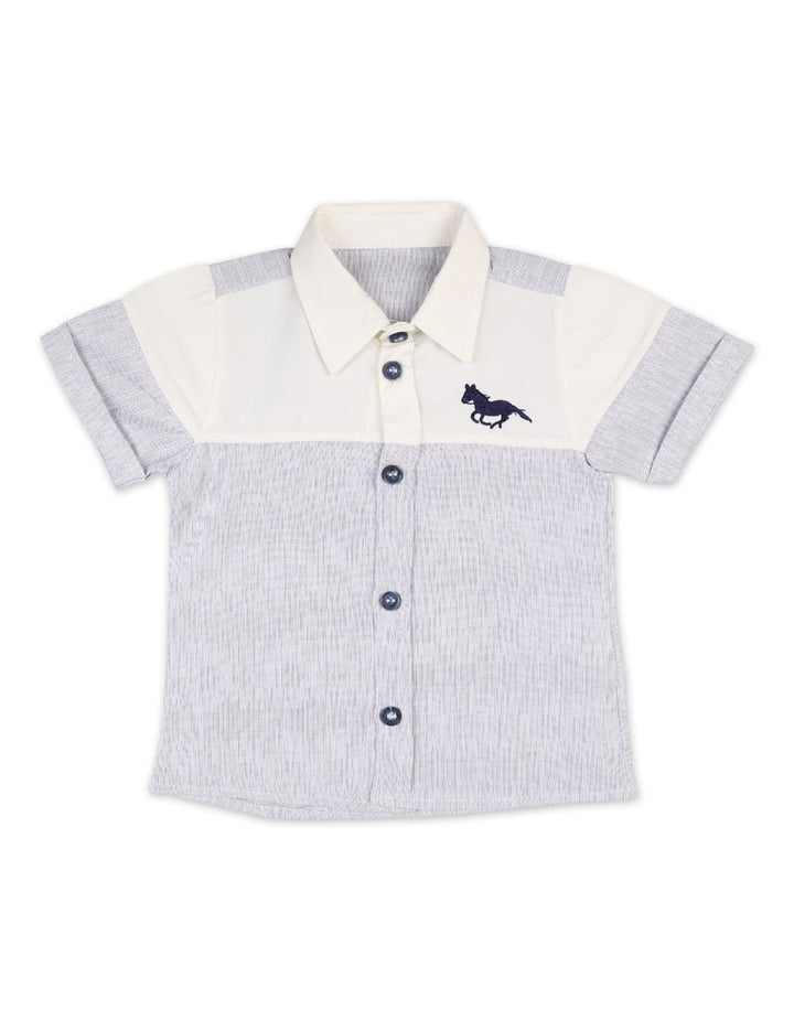 Infant Boys Summer Suit Grey Premium Turkish Collection at Zubaidas Official Pakistan