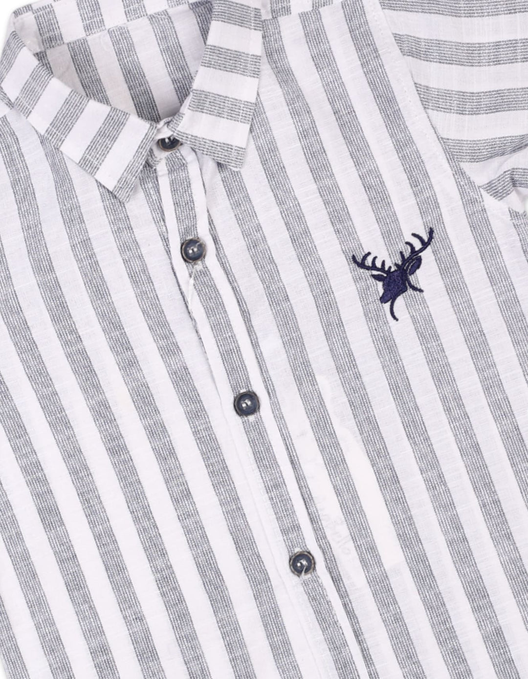 Infant Boys Summer Suit Grey Stripes Premium Turkish Collection at Zubaidas Online Pakistan