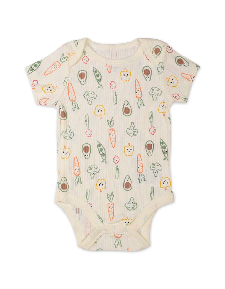 Infant Gift Set Cream Bambies Carrot Print Outfit at Zubaidas Best Online Baby Store in Pakistan