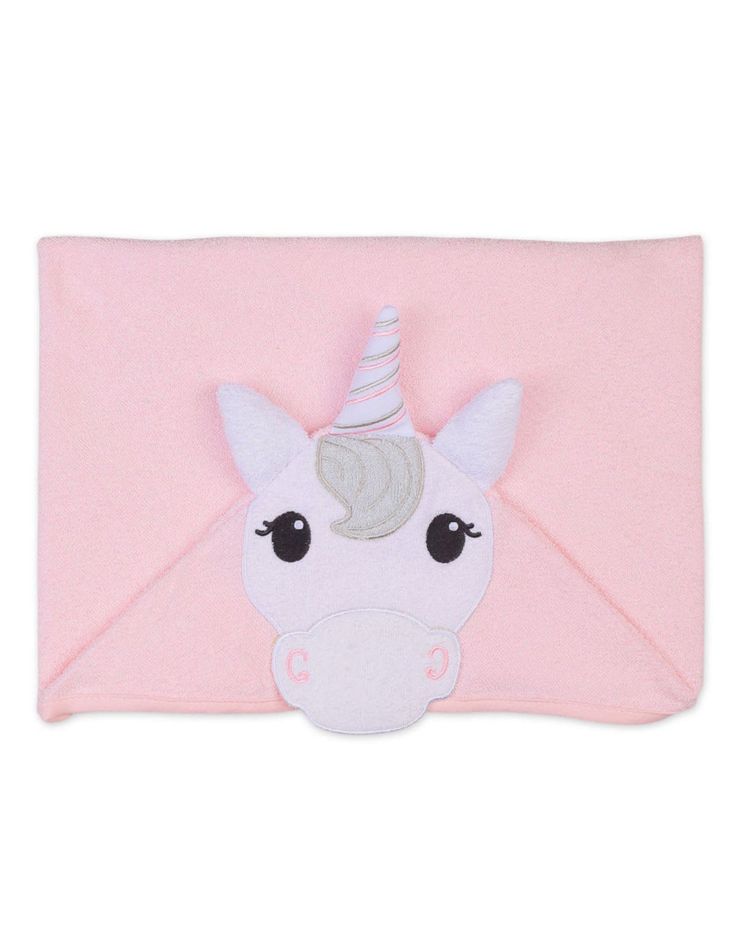 Infant Girl Bath Towel Hooded Unicorn Pink at Zubaidas Online Pakistan