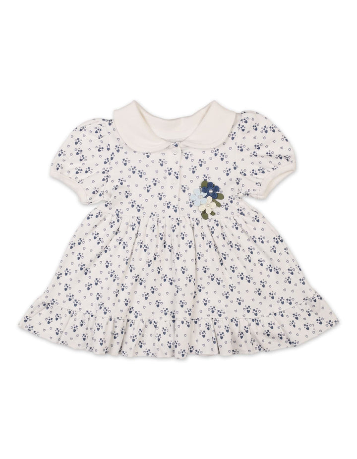 Infant Girls Summer Dress Purple Premium Turkish Collection at Zubaidas