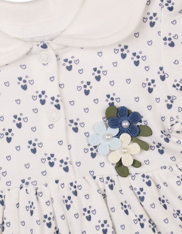 Infant Girls Summer Dress Purple Premium Turkish Collection at Zubaidas Online Pakistan