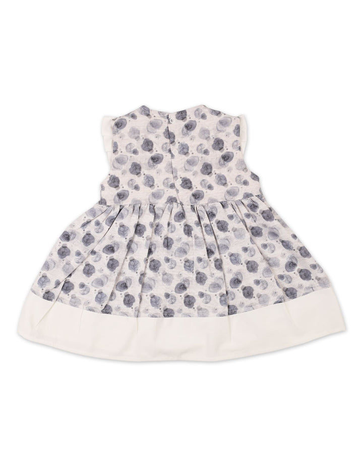 Infant Girls Summer Dress White and Black Premium Turkish Collection at Zubaidas Online Pakistan