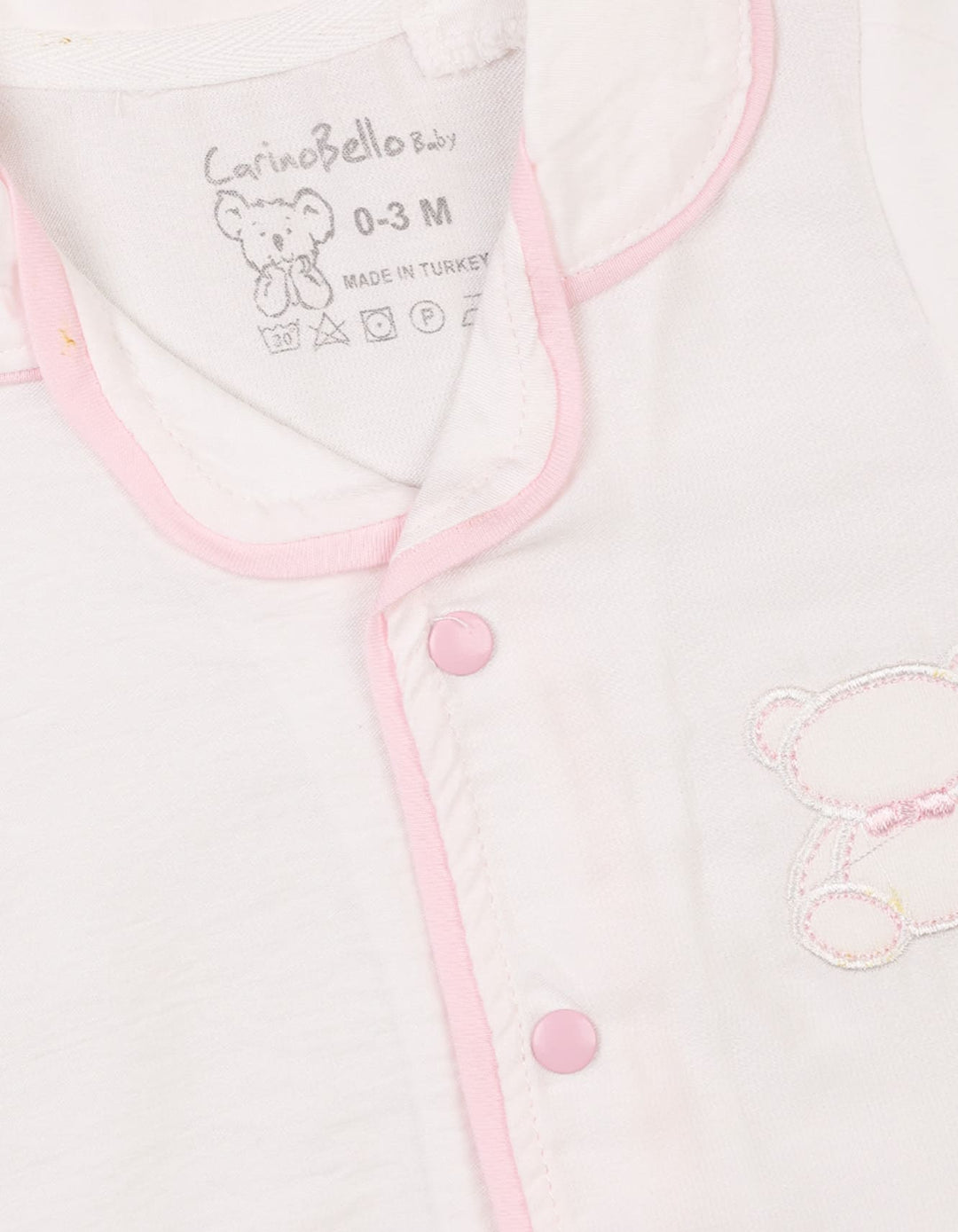 Infant Girls Summer Suit Pink and White Premium Turkish Collection at Zubaidas Online Pakistan