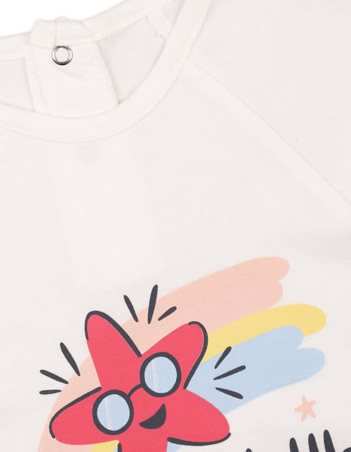 Infant Girls Summer Suit Star Premium Turkish Collection at Zubaidas Online Pakistan