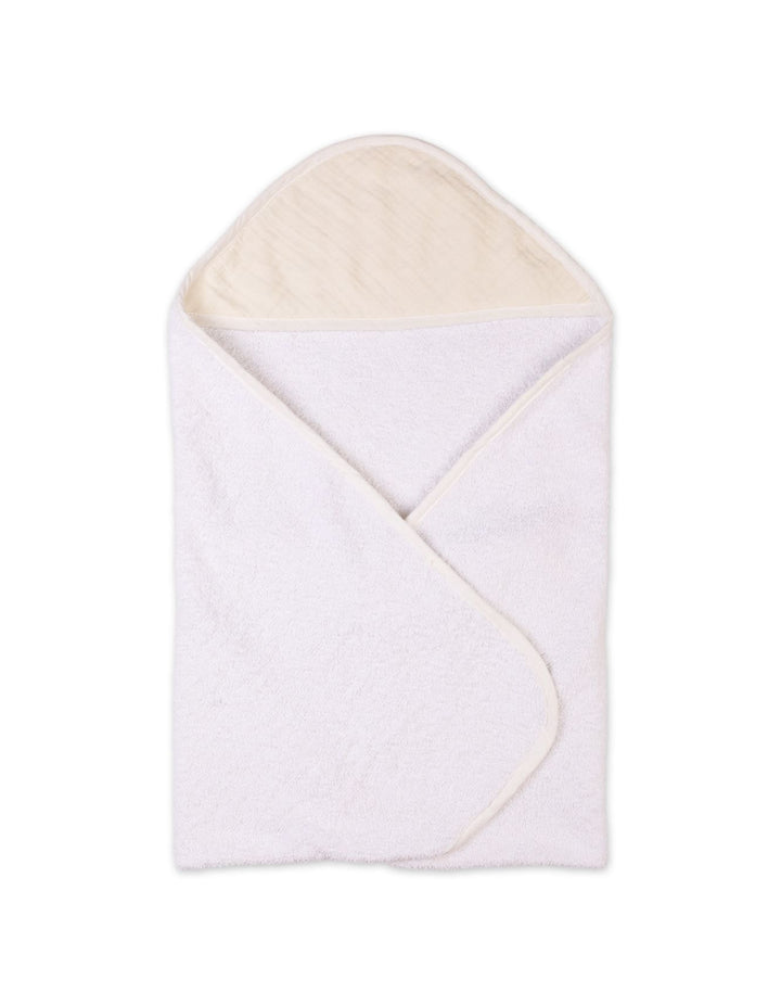 Infant Bath Towels Bambies Hooded Cream and White at Zubaidas