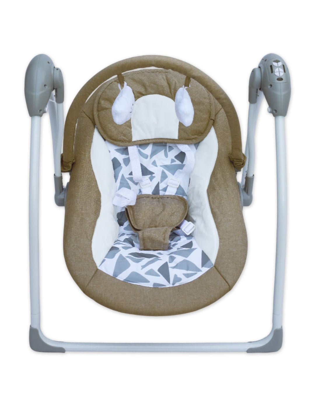 infant Electric Foldable Swings Bambies Beige BM-SW-005 at Zubaidas
