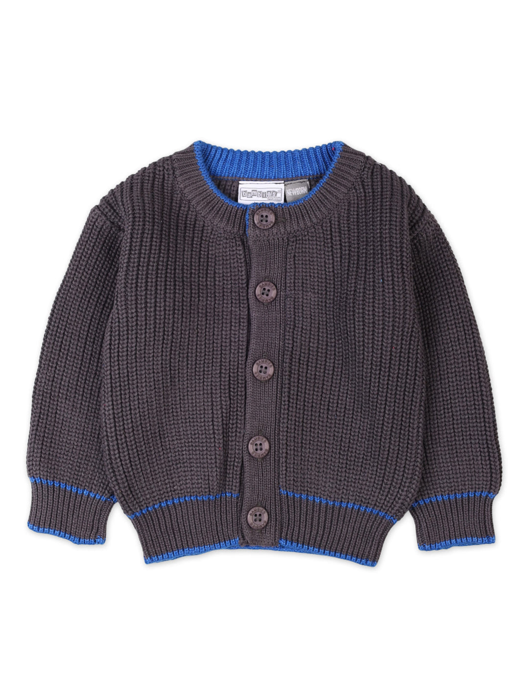 Infants Knitted Winter Suit Set Bambies Charcoal at Zubaidas Pakistan