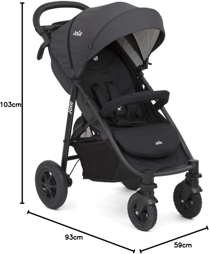 Joie Litetrax 4 Air Stroller Coal S1112WCCOL000 at Zubaidas Original and Authentic Baby Gears Store in Pakistan for over 50 years
